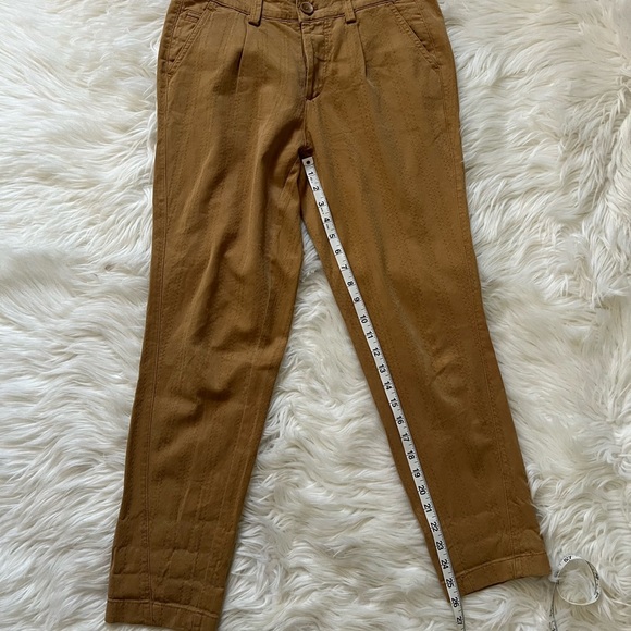 Anthropologie Scout Slim Mustard Pants - Picture 7 of 10